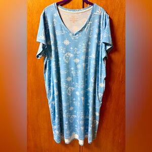 Joy Spun Nautical Print Night Shirt